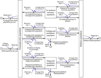 System Dynamic Model Simulates the Growth Trend of Diabetes Mellitus in Chinese Population: Implications for Future Urban Public Health Governance